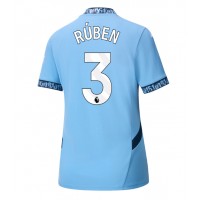 Manchester City Ruben Dias #3 Hjemmedrakt Dame 2024-25 Kortermet